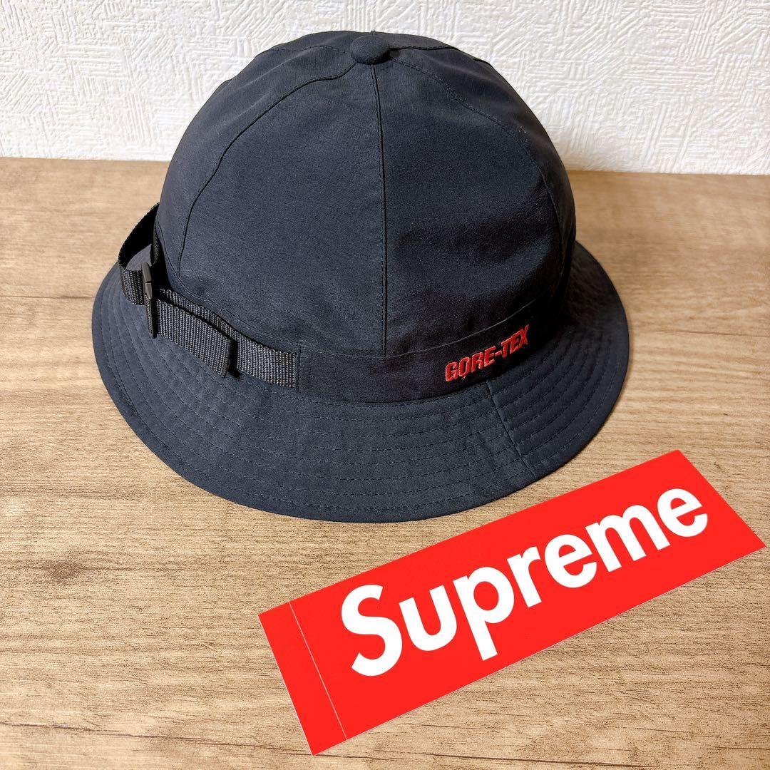 正規品　Supreme GORE-TEX バケットハット　帽子 ブラック　黒