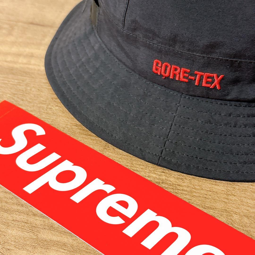 正規品　Supreme GORE-TEX バケットハット　帽子 ブラック　黒