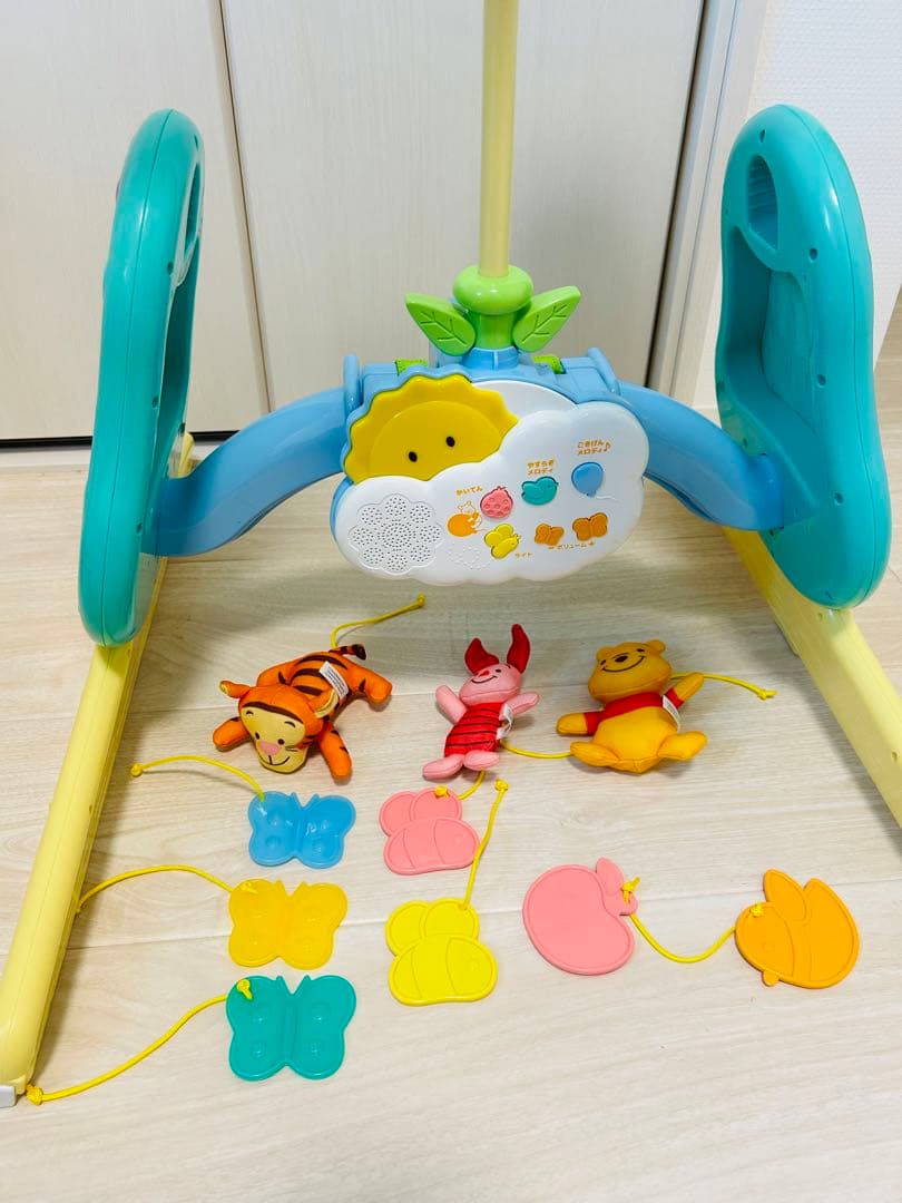 【美品】タカラトミー くまのプーさん 6WAYジムにへんしんメリー