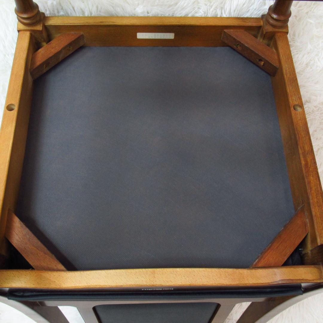 karimoku カリモク家具 ダイニングチェア ヴィンテージ ダークグリーン①