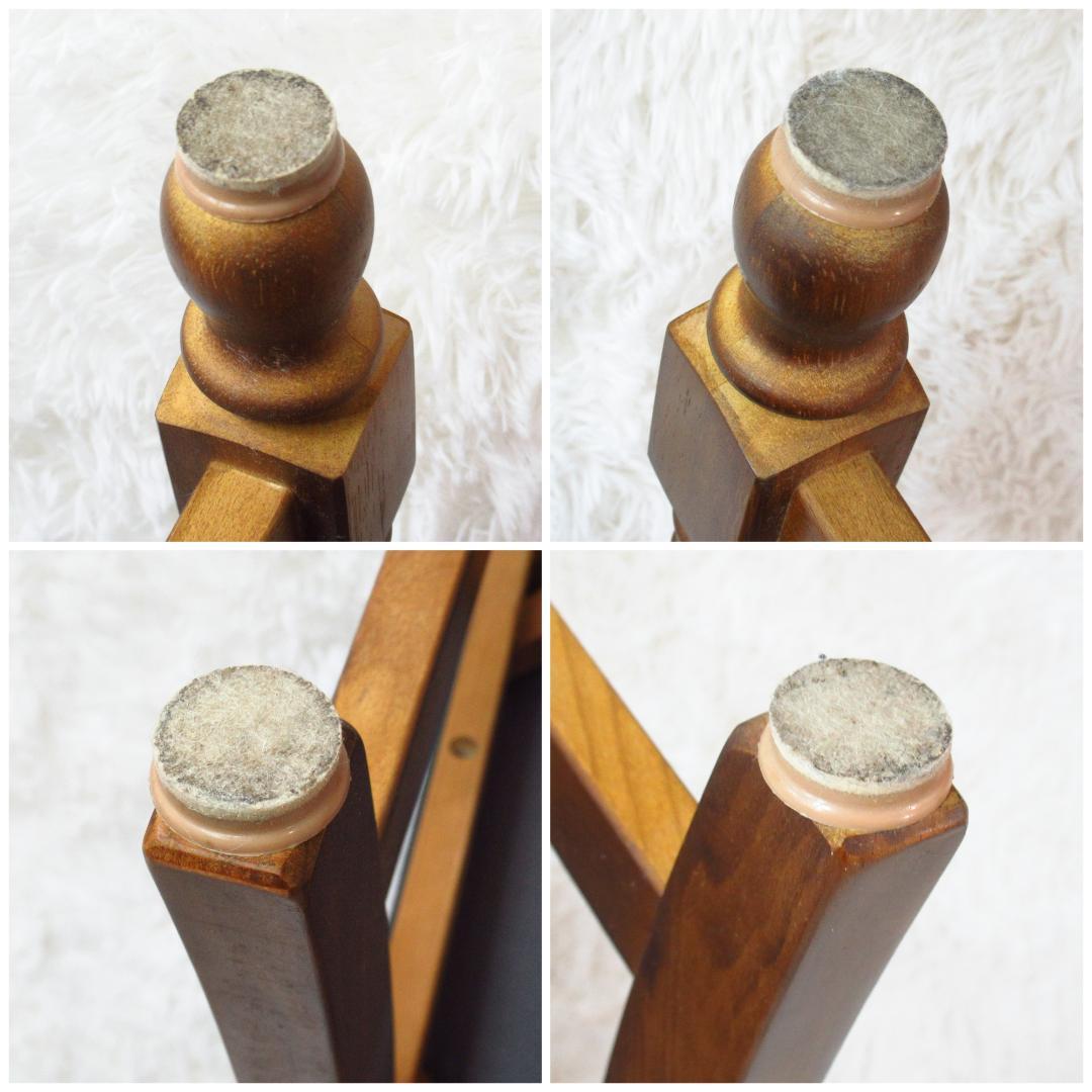 karimoku カリモク家具 ダイニングチェア ヴィンテージ ダークグリーン①