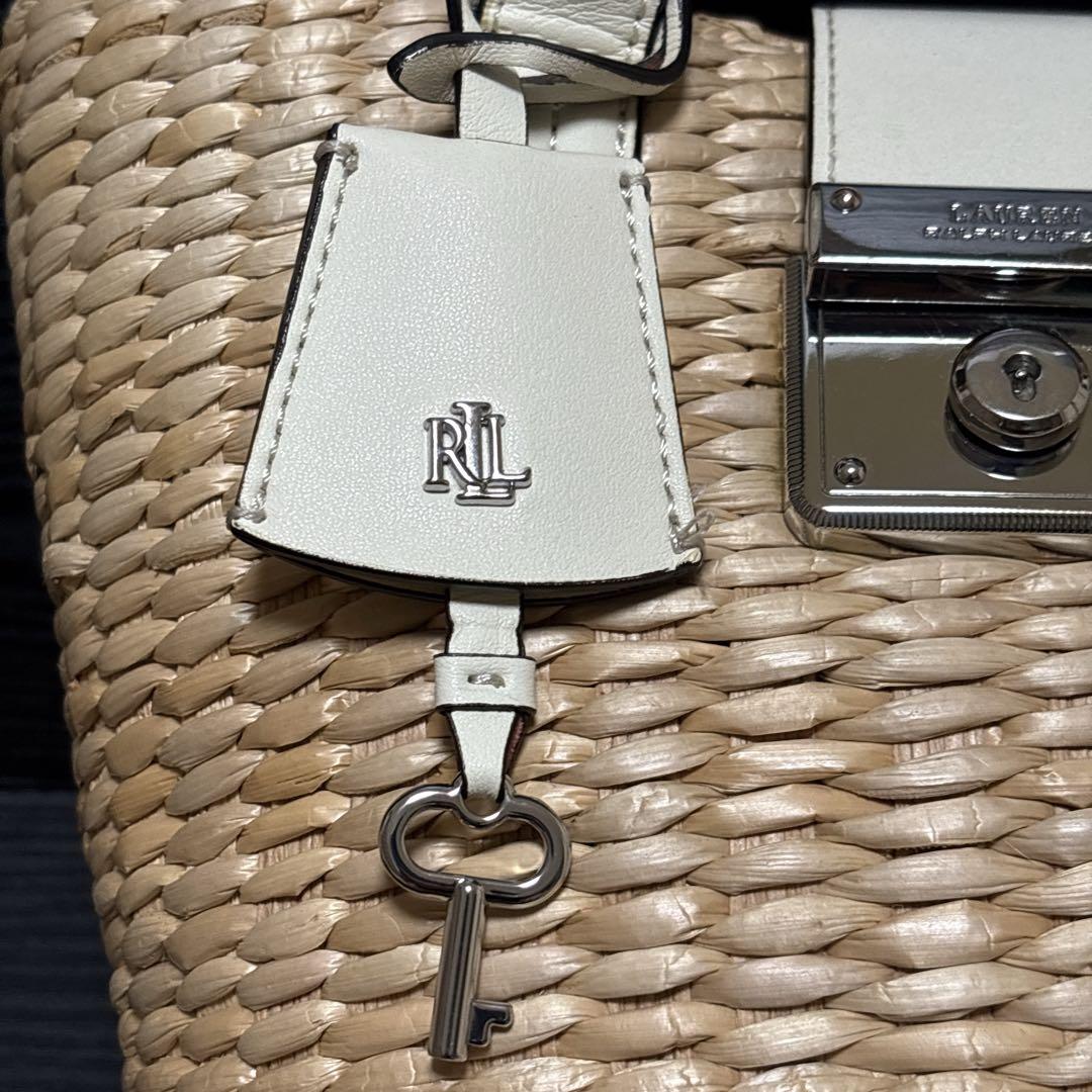 ☆美品☆ローレンラルフローレン2way かごバッグ ショルダーバッグ