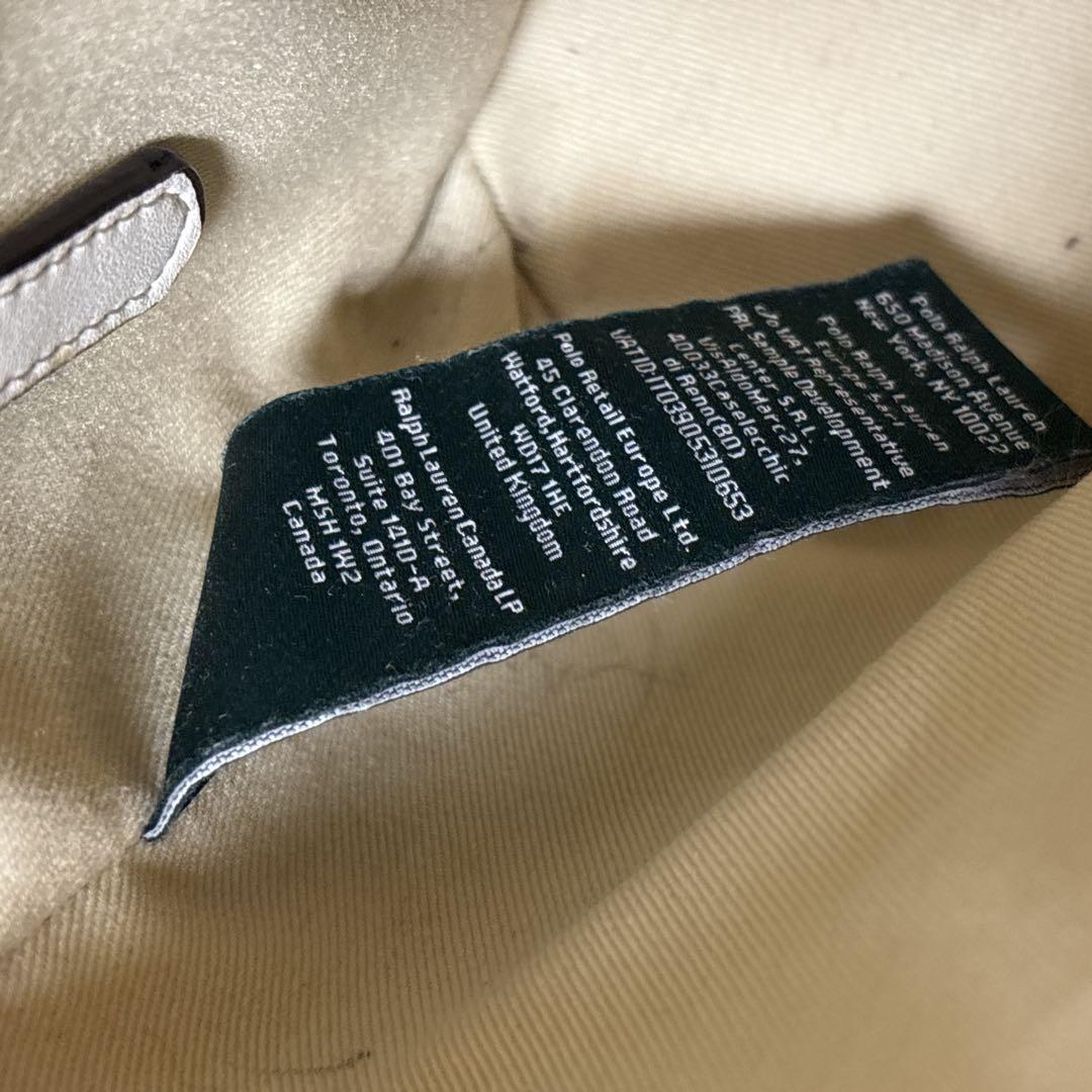 ☆美品☆ローレンラルフローレン2way かごバッグ ショルダーバッグ