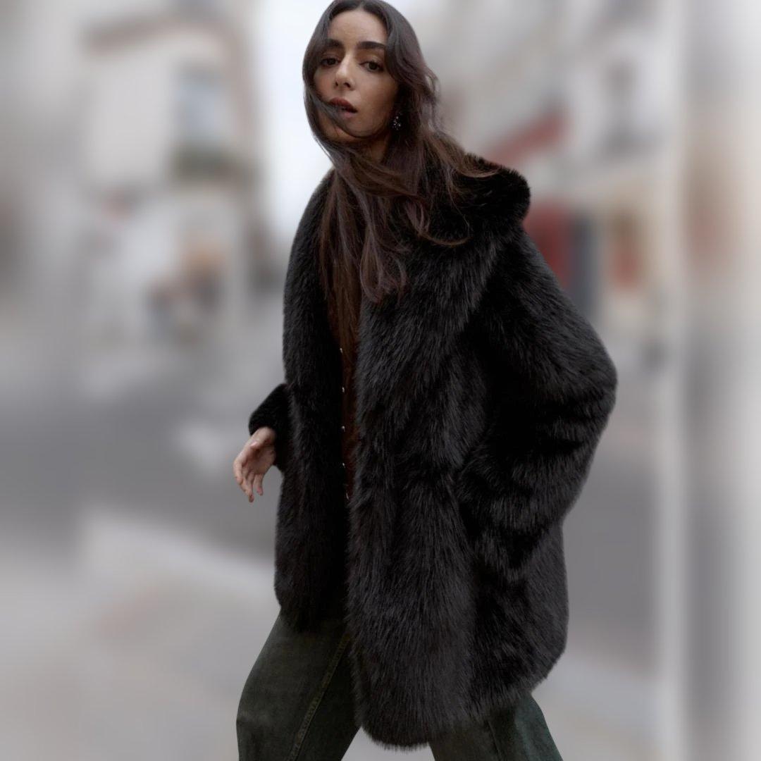 ZARA人気完売新作フェイクファーコートベルト付き新品未使用タグ付き