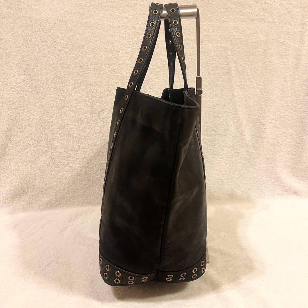 希少◆ ヴァネッサブリューノ オールレザー トート ハトメ パンチング A4