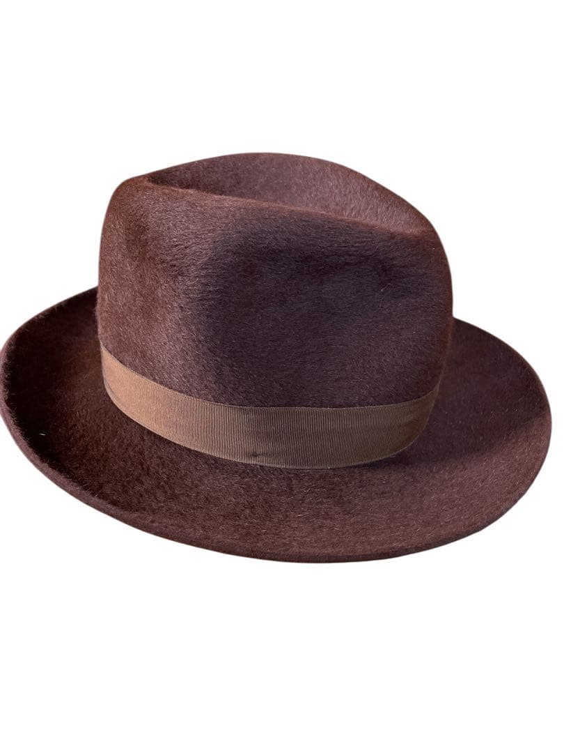 Borsalino ハット ボルサリーノ size56 カシミヤ グアナコ
