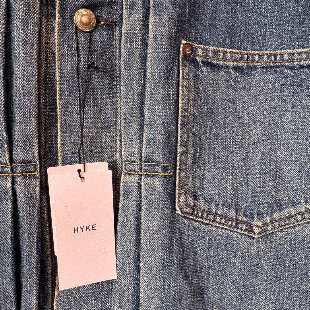 HYKE TYPE1 ユーズドウォッシュ デニムジャケット サイズ 5 ハイク