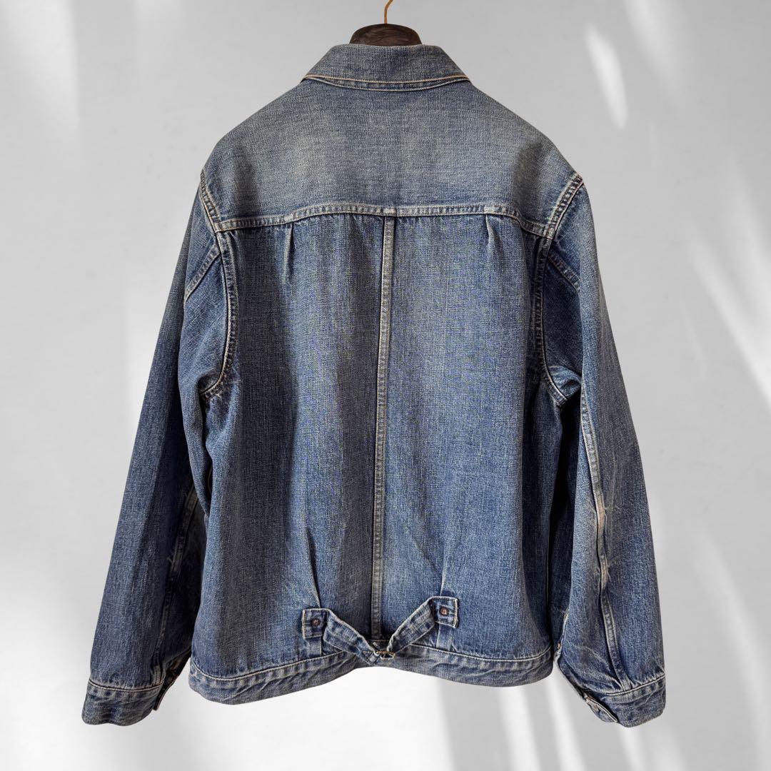 HYKE TYPE1 ユーズドウォッシュ デニムジャケット サイズ 5 ハイク