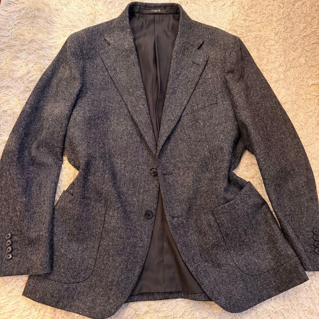 極美品 マッキントッシュロンドン 英国製生地 ツイードジャケット グレー 36