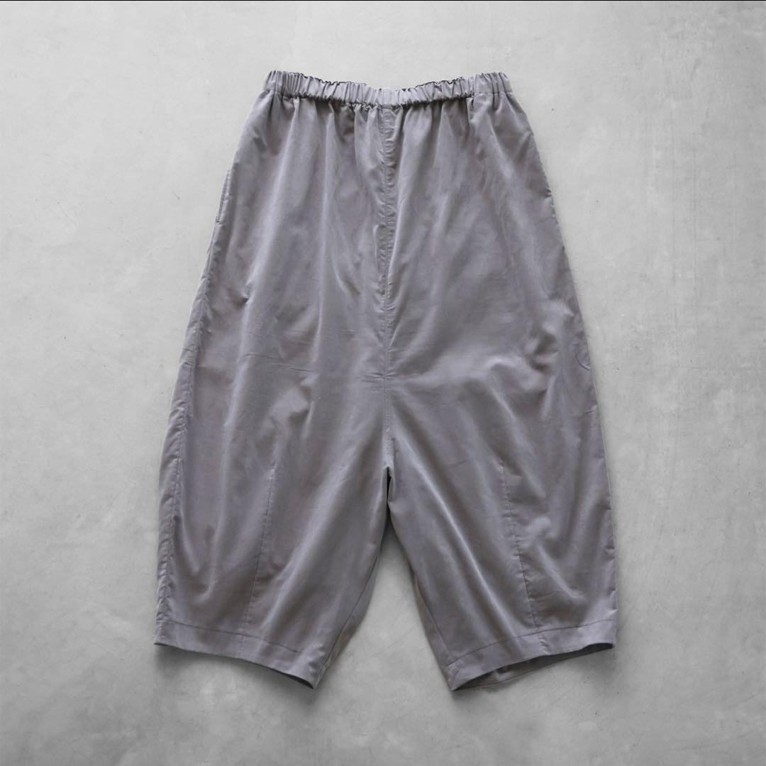 huis 遠州織物 みじんコール サルエルバルーンパンツ コーデュロイ