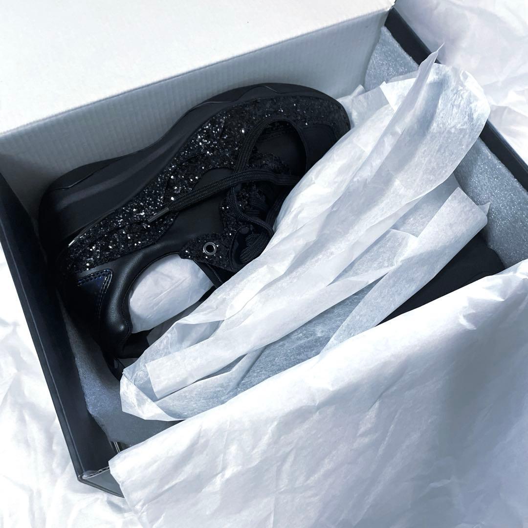 ダイアナ　グリッターヒールスニーカー23.5cm