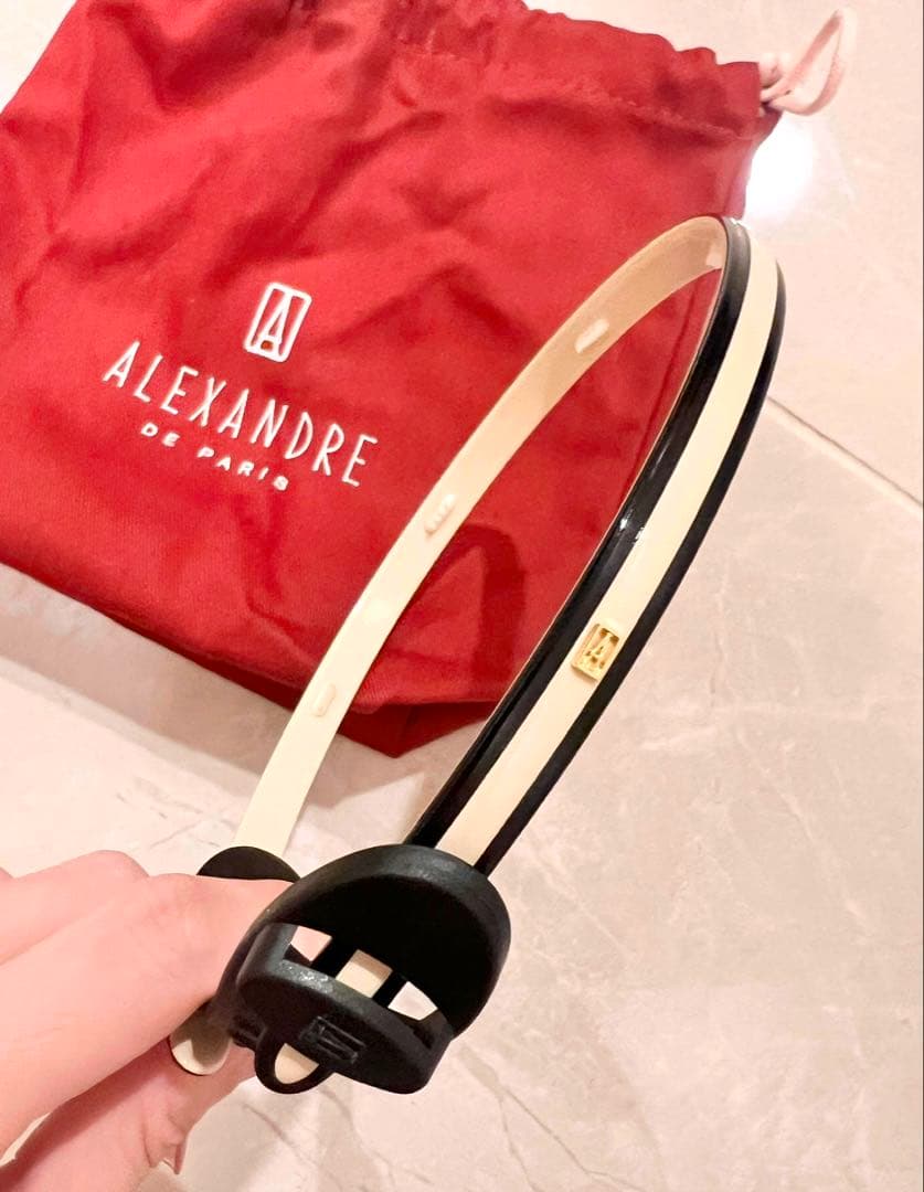 アレクサンドルドゥパリ　ALEXANDRE DE PARIS カチューシャ　新品