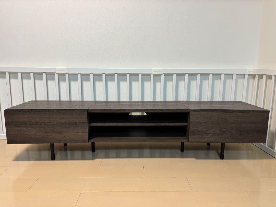 RASIK ワイド テレビボード 幅180cm ブラウン