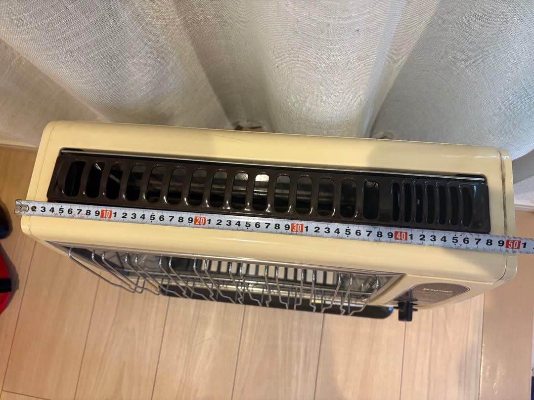 Rinnai Infra Red 昭和レトロストーブ クリーム色