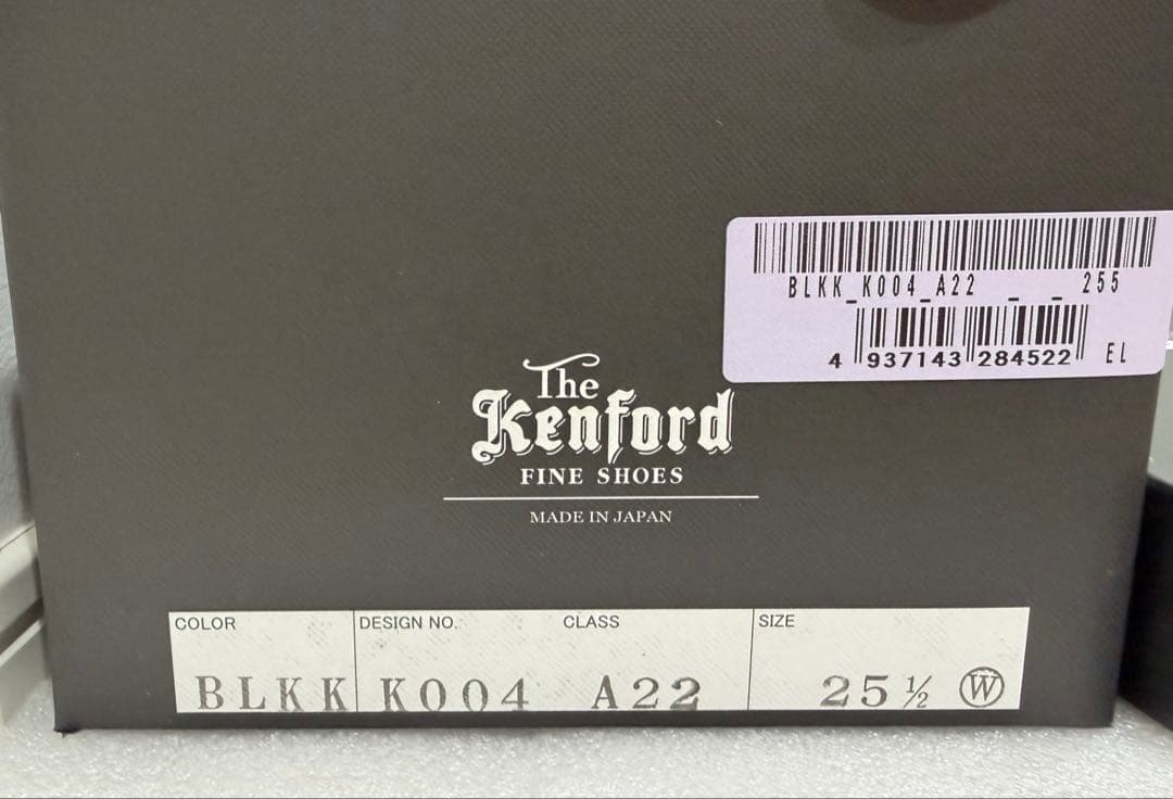 新品未使用 Kenford Fineshoes ペイズリーローファー 25.5