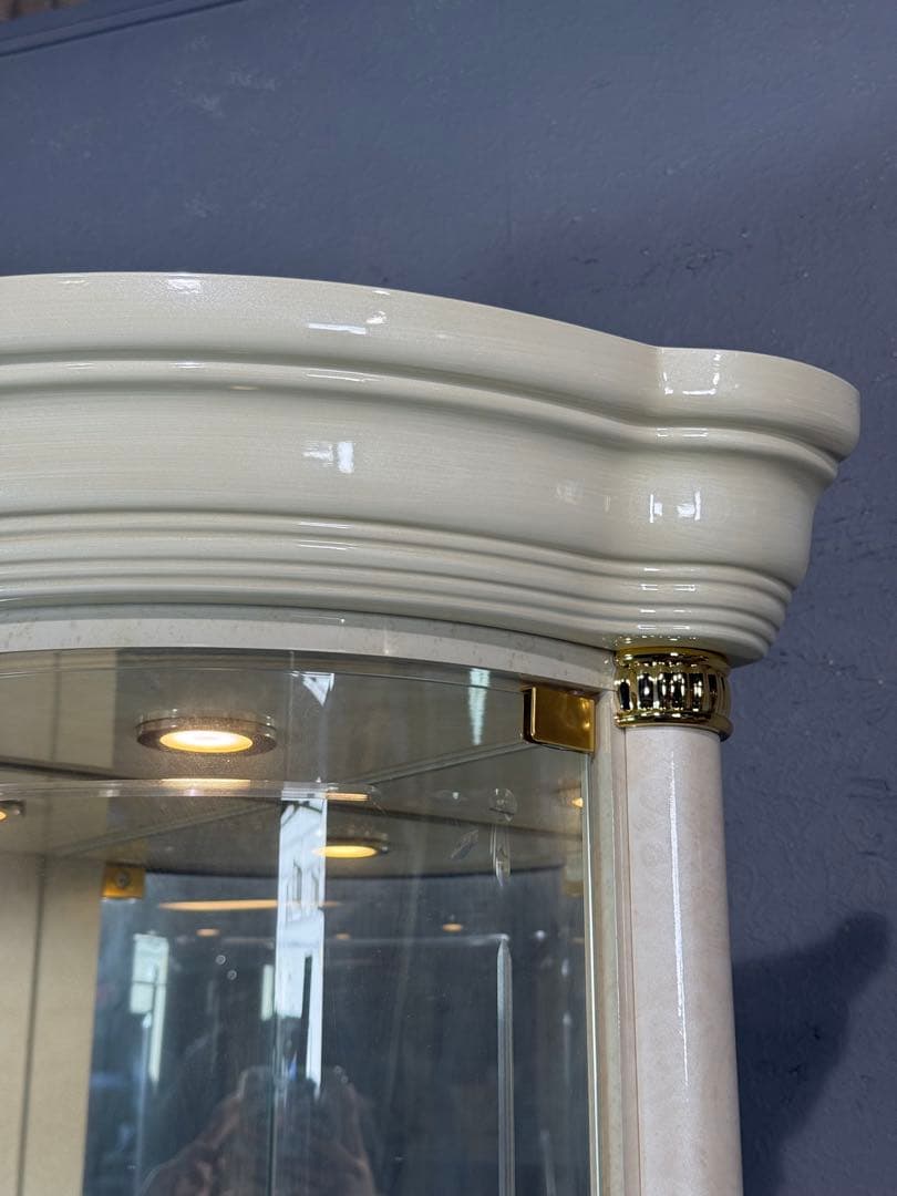 サルタレッリ フローレンス コーナーキャビネット ショーケース ガラスケース