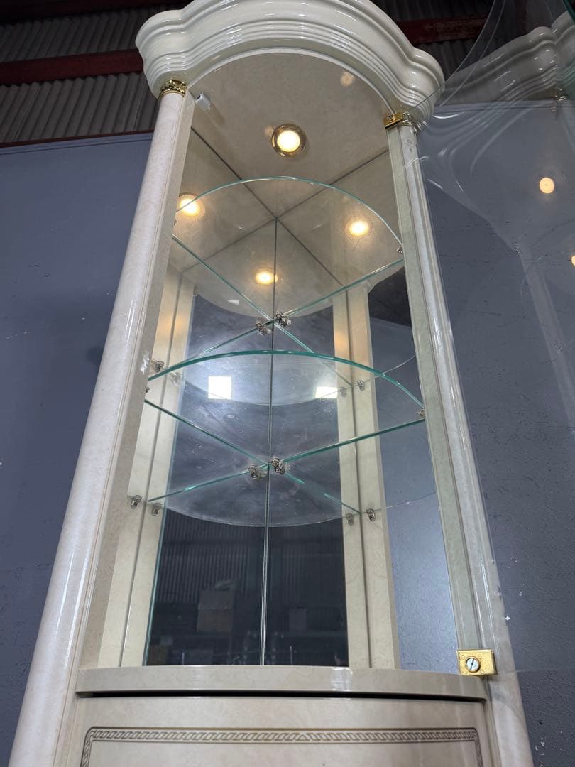 サルタレッリ フローレンス コーナーキャビネット ショーケース ガラスケース