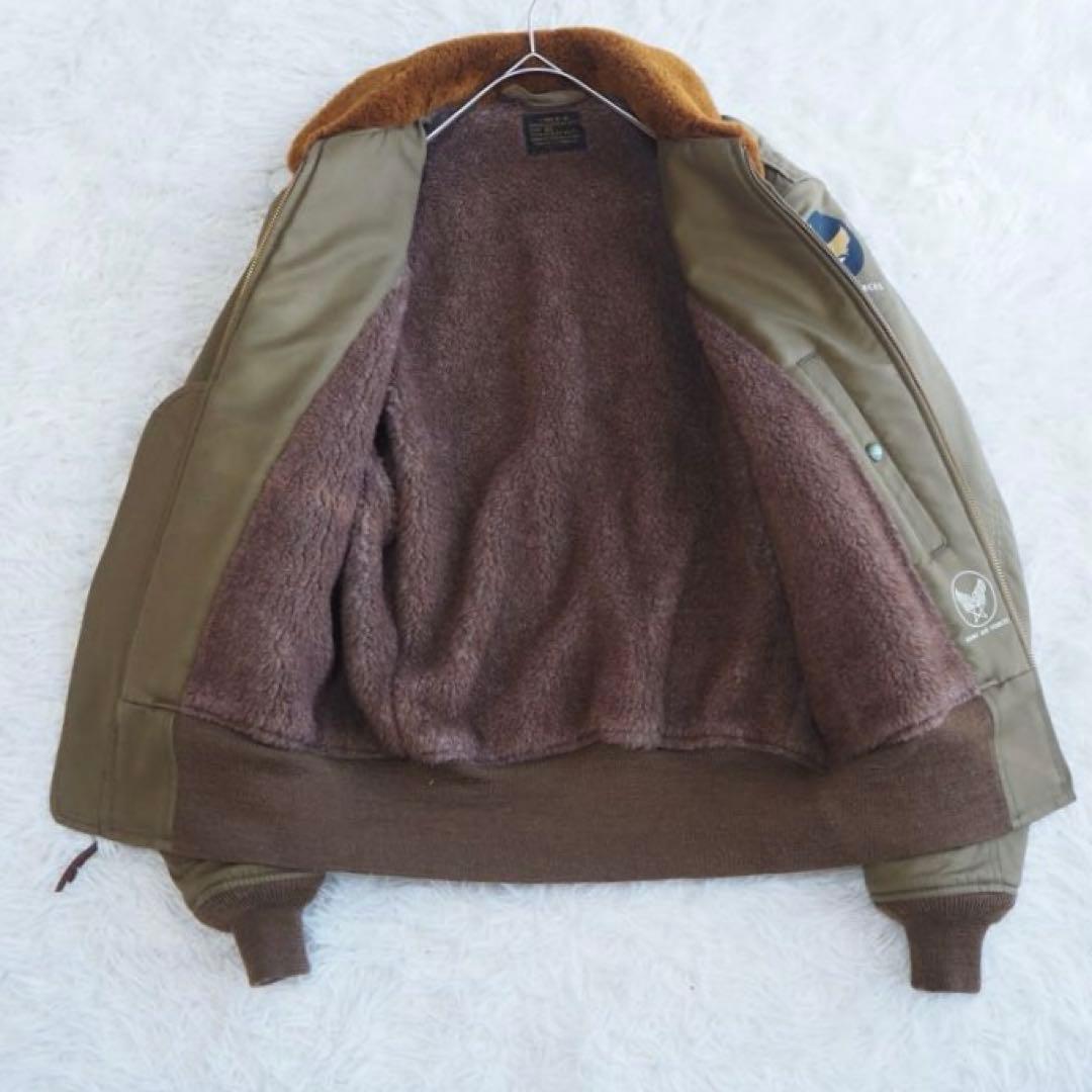 極美品 トイズマッコイ B10 フライトジャケット アルパカ カーキ
