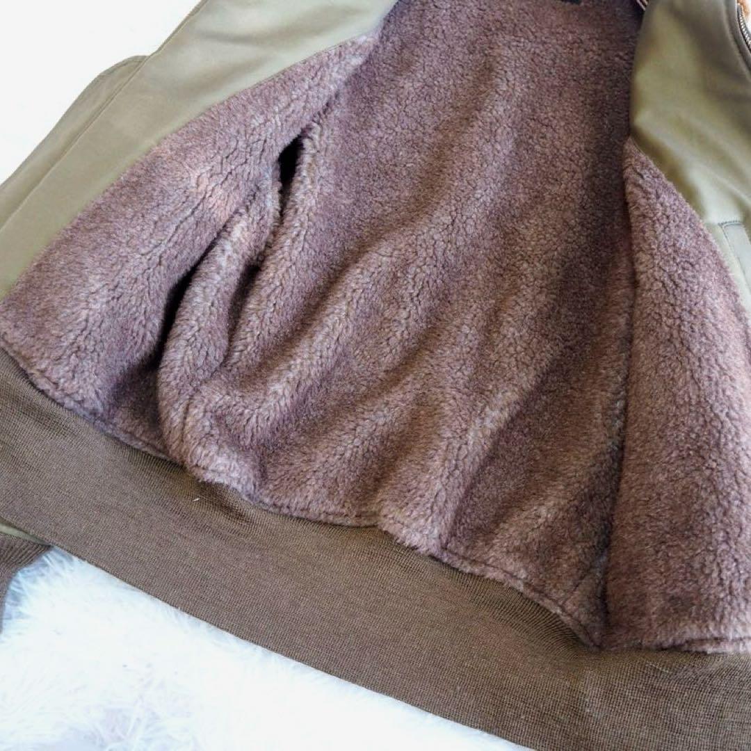 極美品 トイズマッコイ B10 フライトジャケット アルパカ カーキ