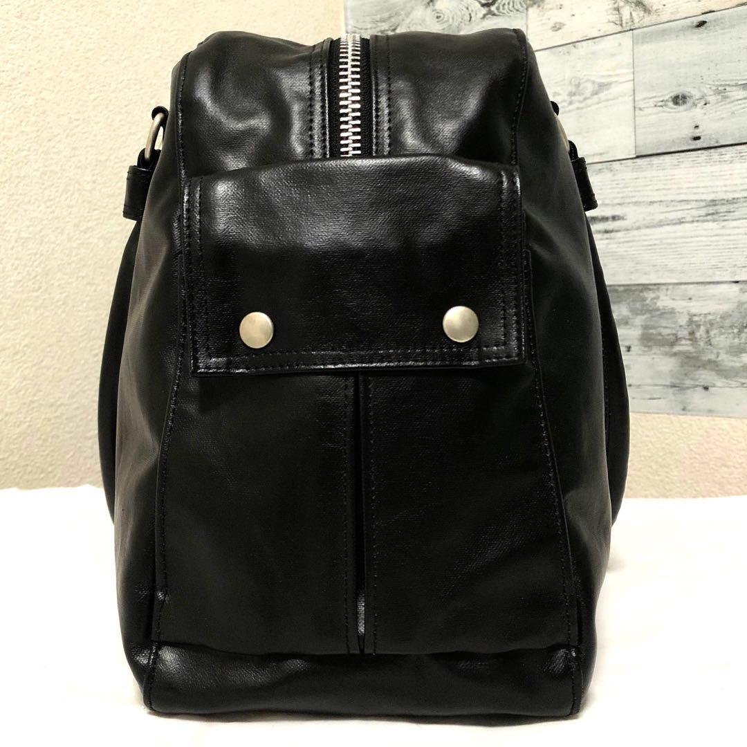 未使用級✨新型タグ ポーター フリースタイル ボストンバッグ ブラック 大容量