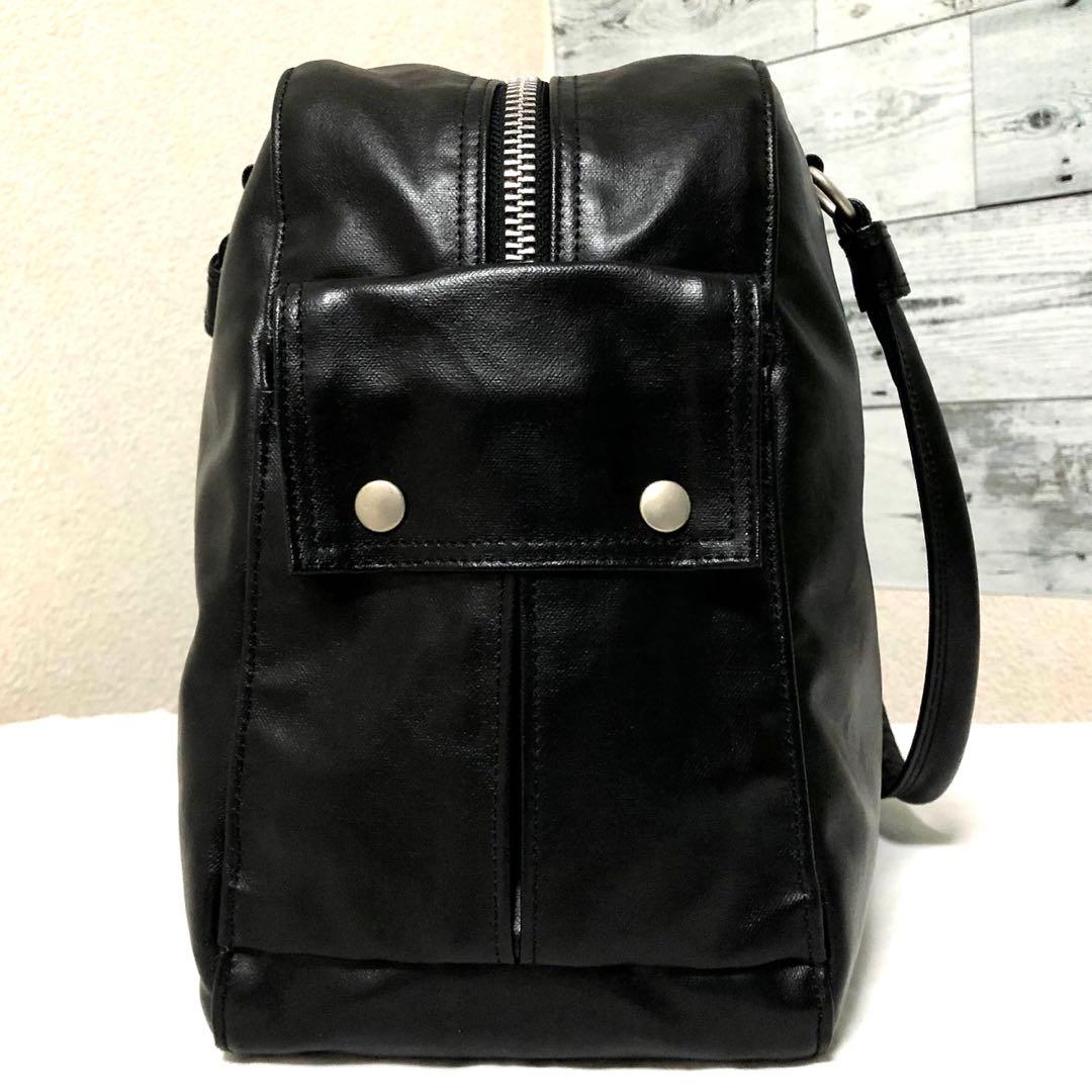 未使用級✨新型タグ ポーター フリースタイル ボストンバッグ ブラック 大容量