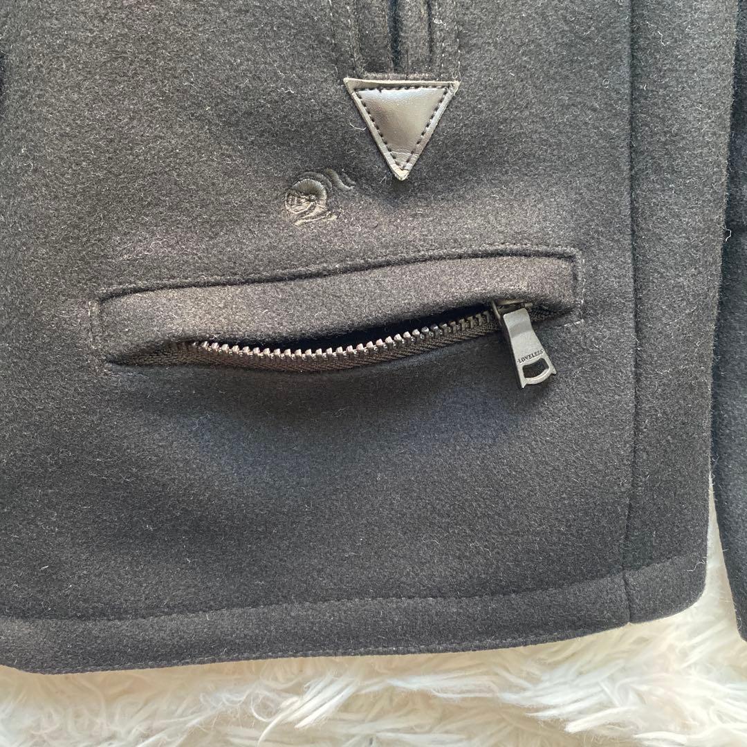 極美品　LOVELLESS ラブレス　ブラック　ピーコート　L スカル　刺繍　黒