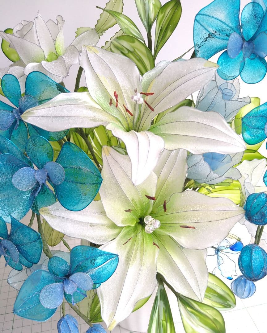 No.235 アメリカンフラワー ディップフラワー ディップアート