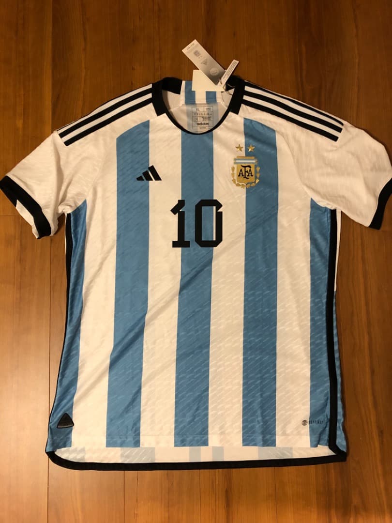 正規品 アルゼンチン代表 オーセンティック ユニフォーム メッシ 2022 XL