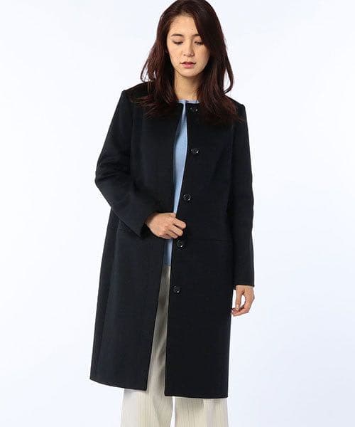 ✴︎美品✴︎ノーリーズ　ソフィ　ノーカラーコート ロングコート