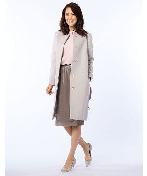 ✴︎美品✴︎ノーリーズ　ソフィ　ノーカラーコート ロングコート