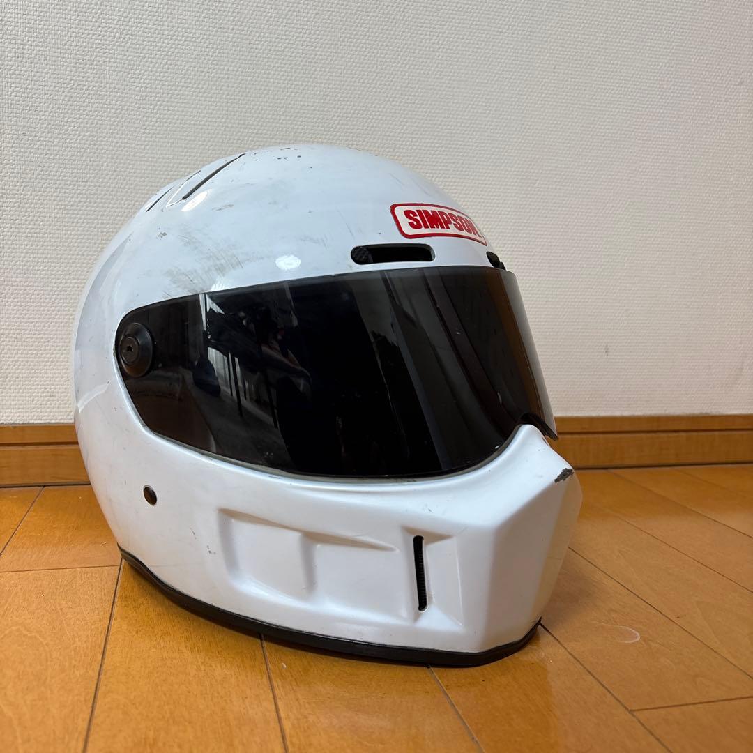 SIMPSON シンプソン　スーパーバンディット ホワイトUSA製　ビンテージ