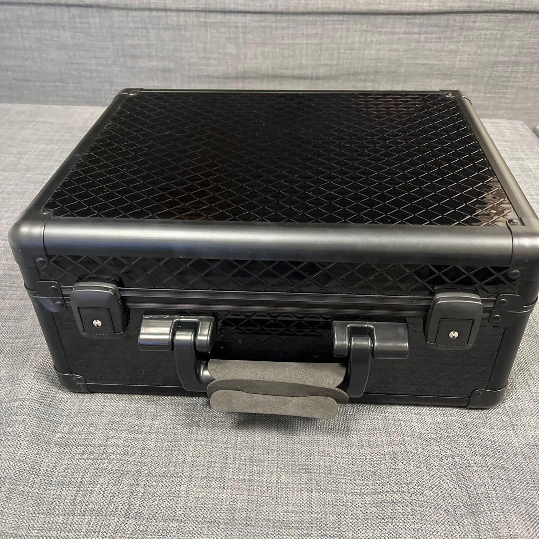 Francfranc ヴァリーズ　 ハリウッドボックスS 黒ケース 仕切り付き