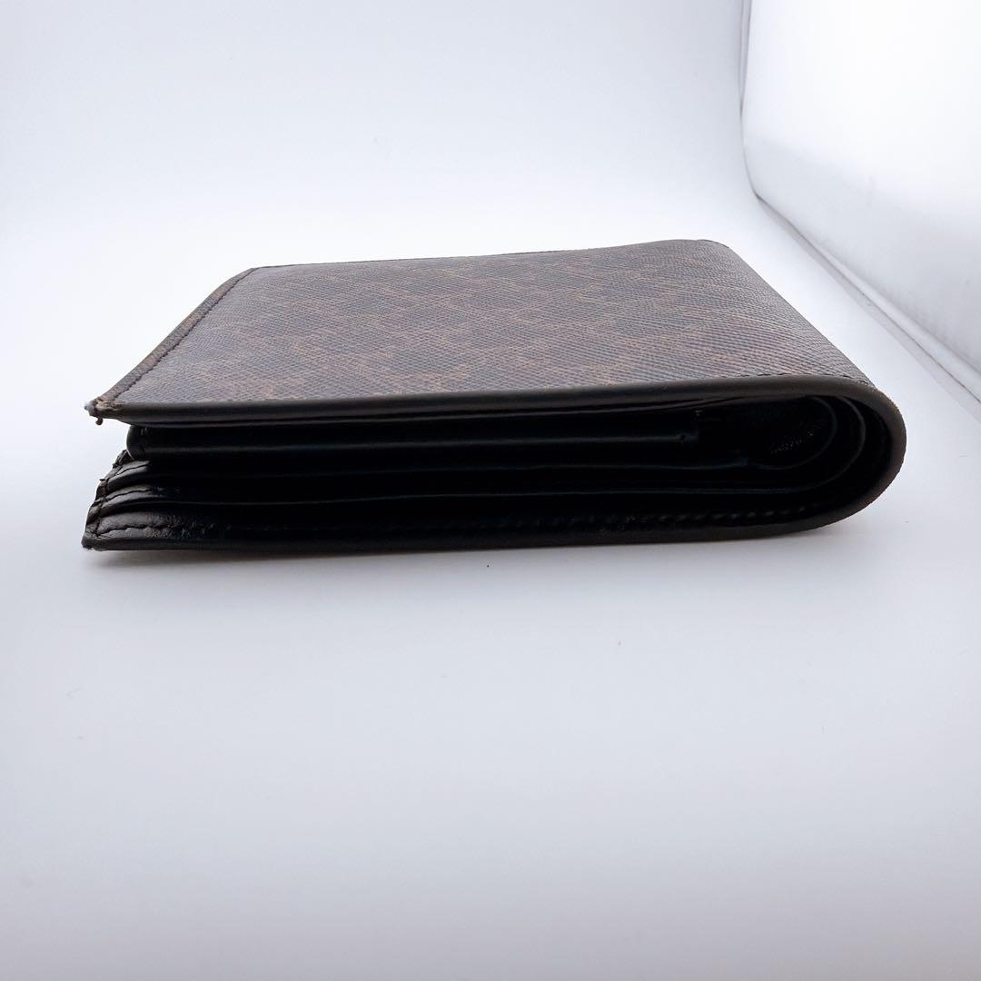 【CELINE（セリーヌ） 二つ折り財布 トリオンフ PVC×レザー】