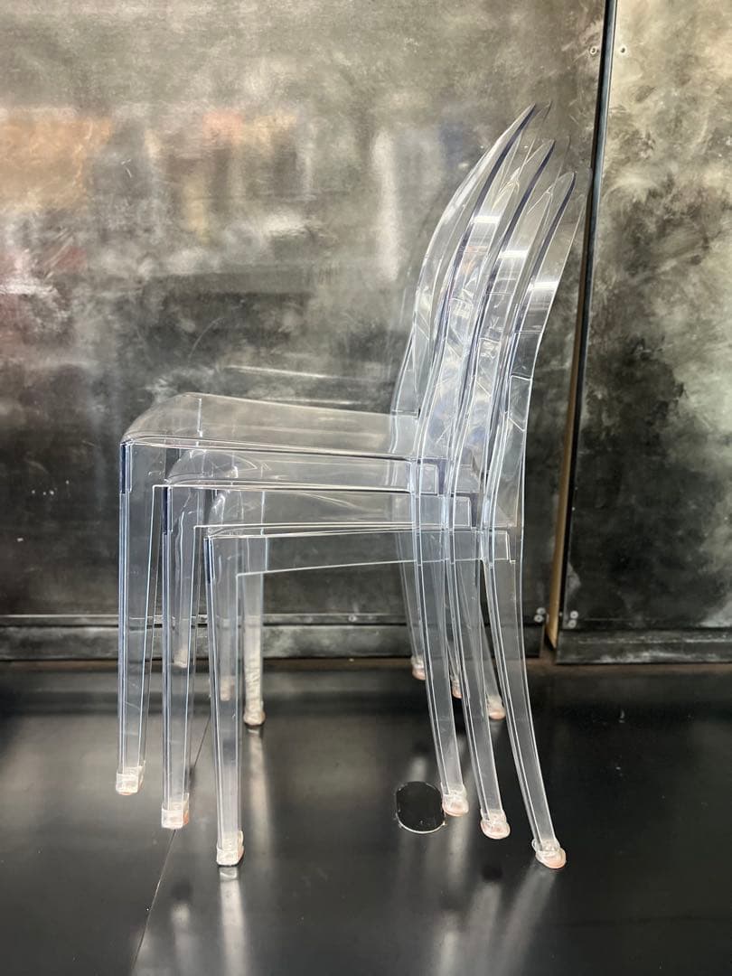 最安値カルテル ビクトリア ゴースト チェア フィリップスタルク　3脚