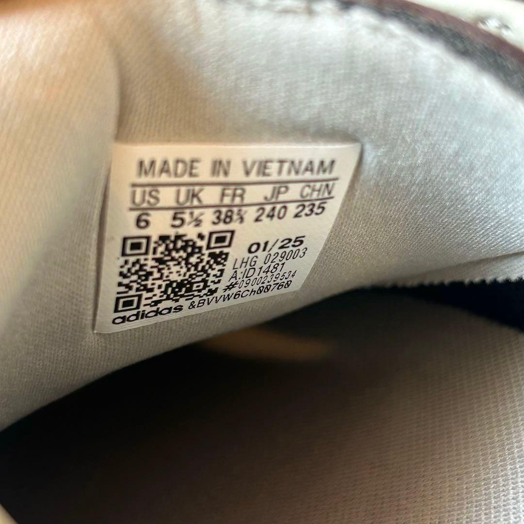 新品★アディダス サンバ　スニーカー　ブラウン×グレー　24.0