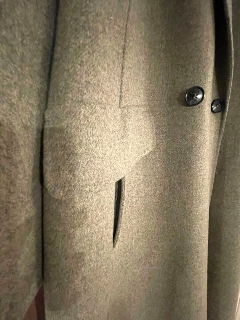 S Maxmara ヴァージンウールコート グレージュ系