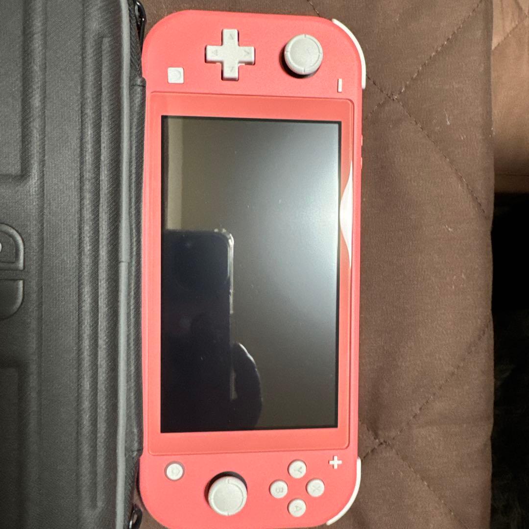 Nintendo Switch Lite ピンク 専用ケース、ソフト付き