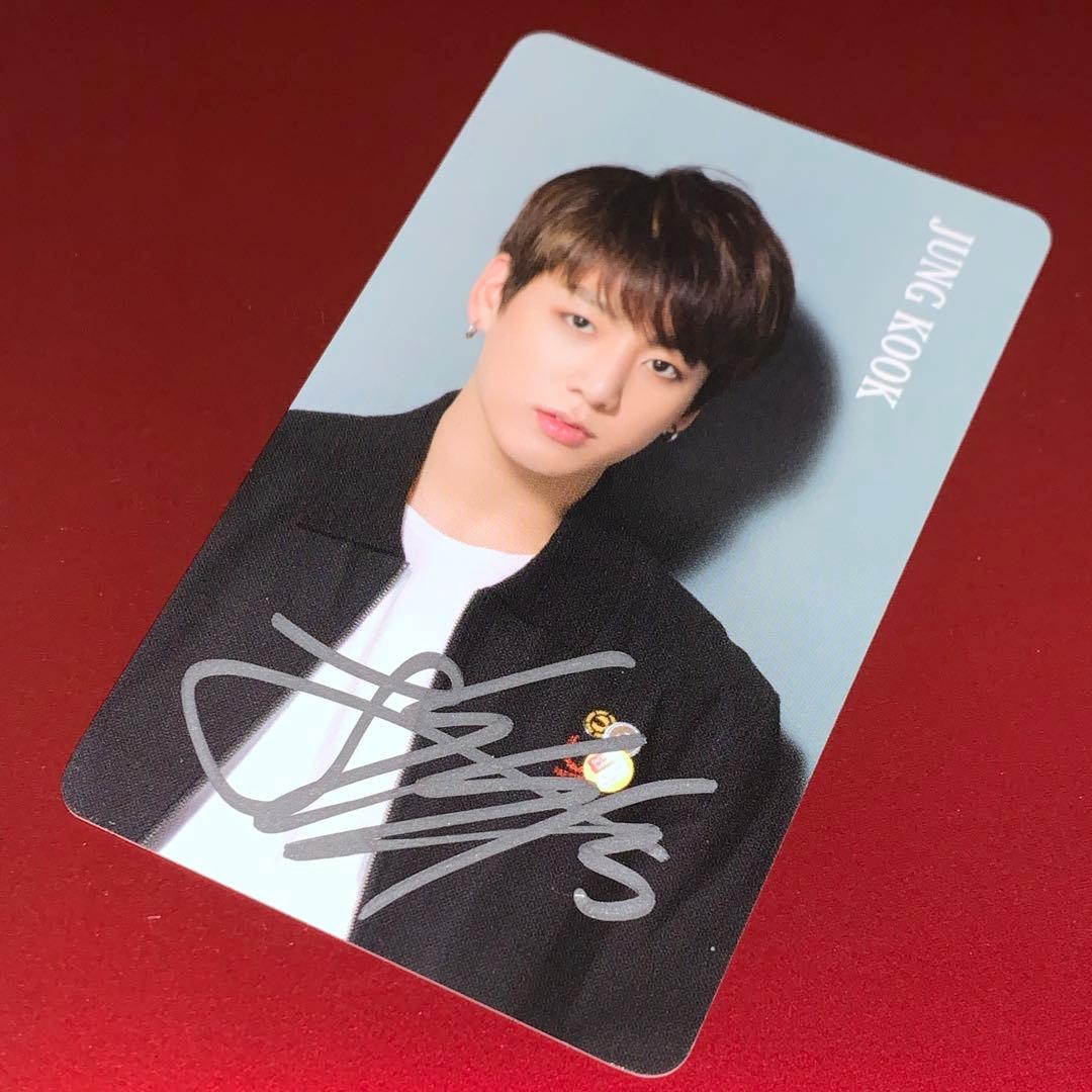 会場限定 ジョングク 直筆サイン