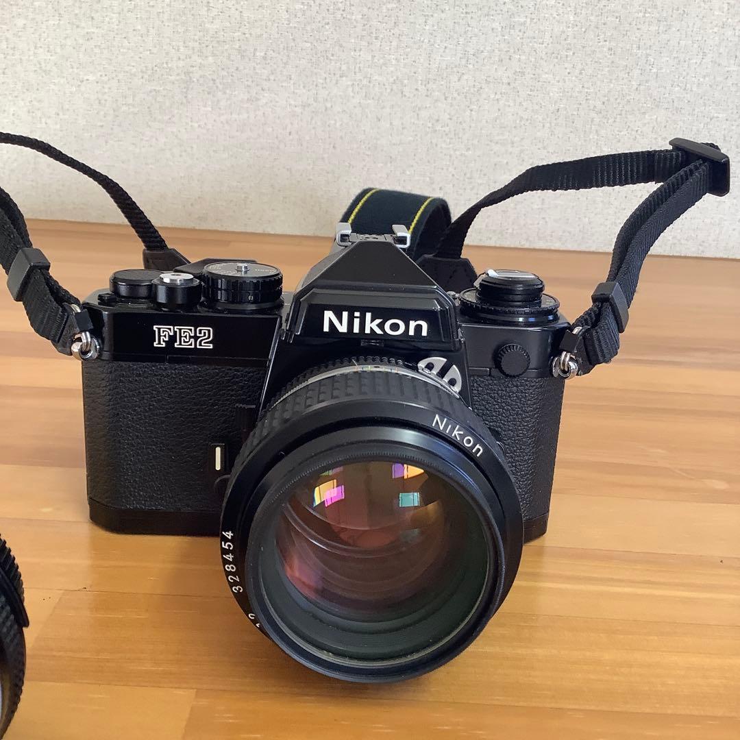 Nikon FE2 一眼レフカメラ レンズ2本セット
