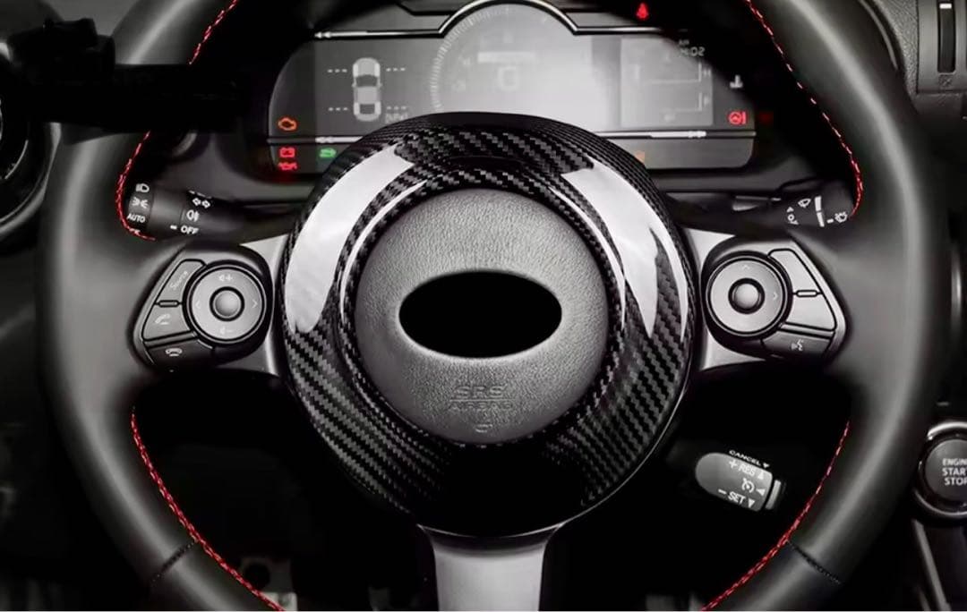 GR86 / BRZ ステアリングカバー リアルドライカーボン