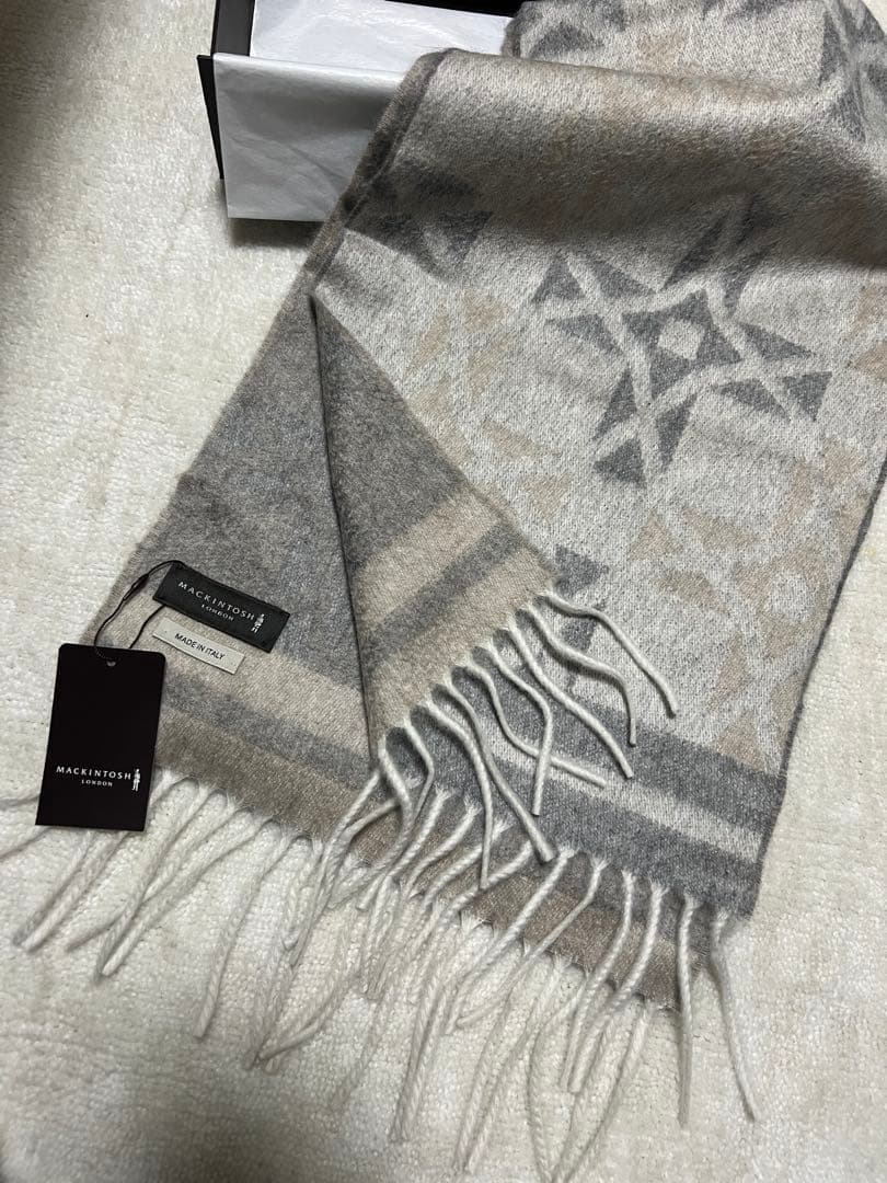 MACKINTOSH LONDON カシミヤマフラー　タグ付き《KAZU》