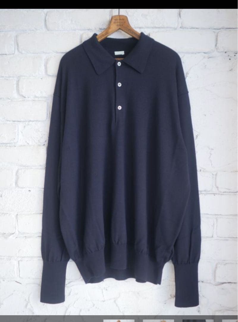A.PRESSE ロングスリーブニットポロシャツ (22AAP-03-03H)2