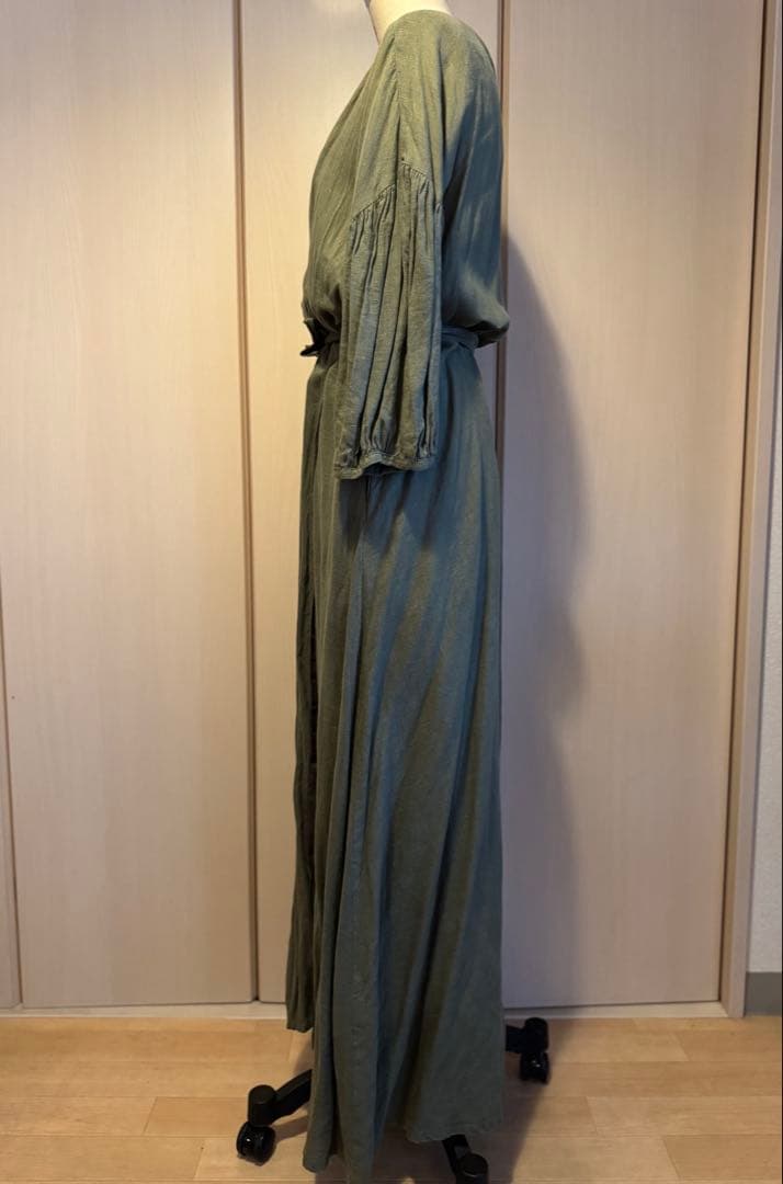 L'Appartement リネンカシュクールマキシワンピース