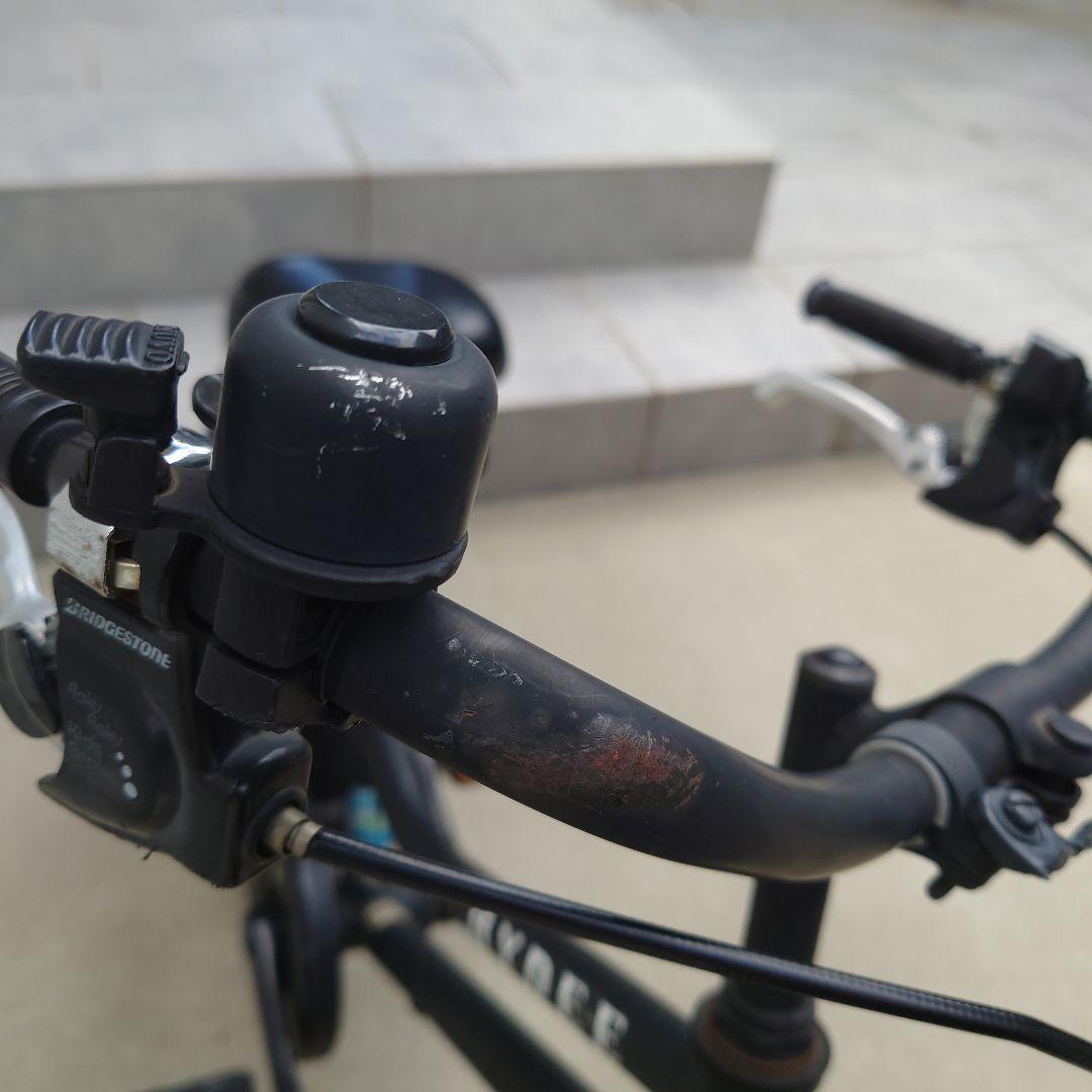 HYDEE 子供用自転車 16インチ 黒　補助輪付き