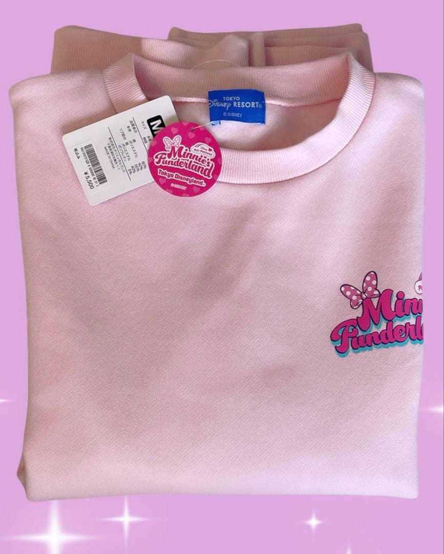 ミニー ファンダーランド トレーナー M~L ディズニー パルパルーザ　タグ付き