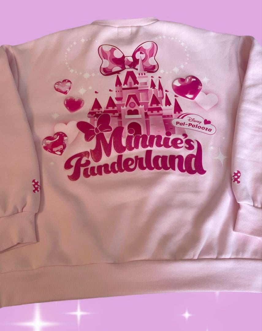 ミニー ファンダーランド トレーナー M~L ディズニー パルパルーザ　タグ付き