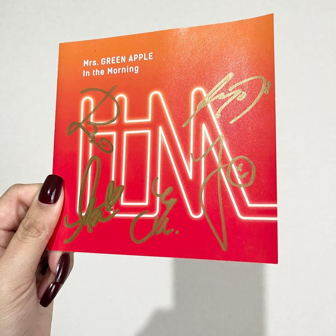 Mrs. GREEN APPLE In the Morning サイン入り