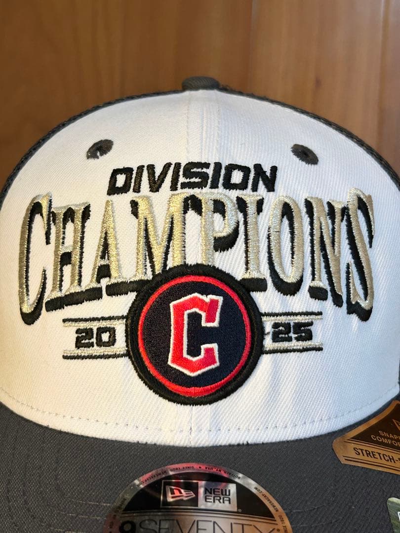新品 ガーディアンズ ニューエラ9SEVENTYア・リーグ中地区優勝記念キャップ