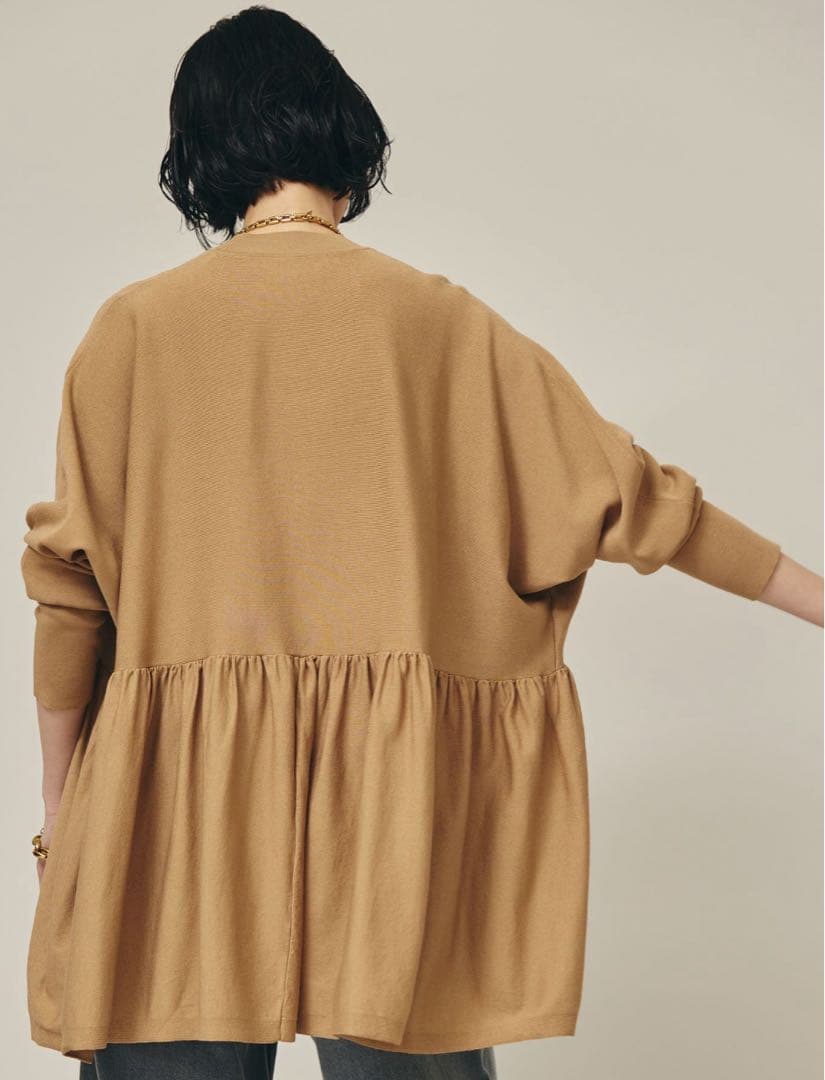 ✨極美品✨Curensology テンセルポリエステルギャザープルオーバー