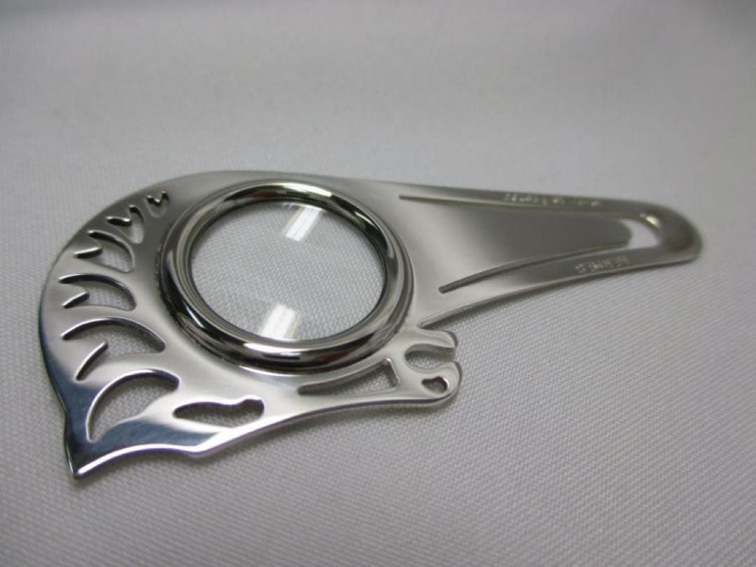 新品 未使用品 エルメス マネークリップ ルーペ付きブックマーカー しおり